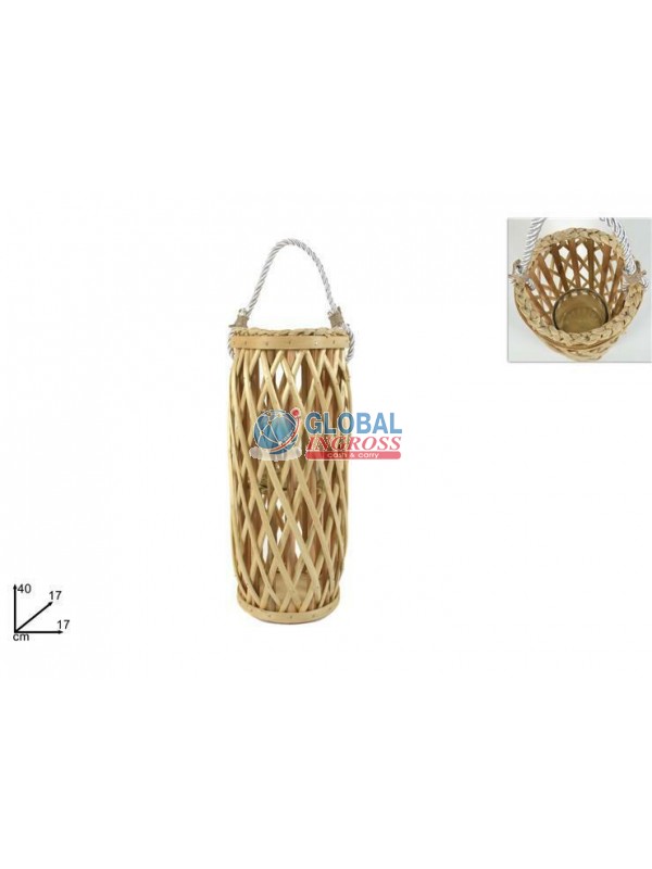 LANTERNA VIMINI NATURALE 40cm