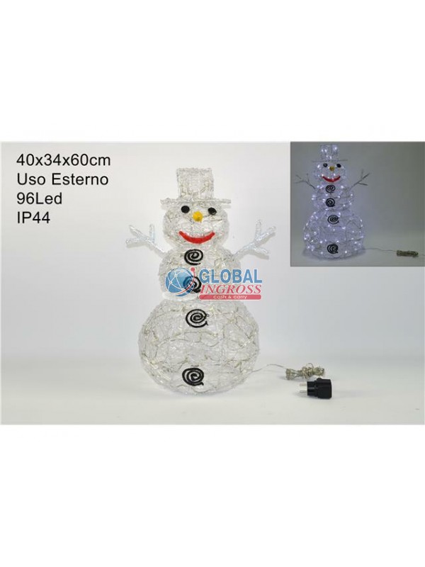 PUPAZZO NEVE 96 LED USOESTERNO
