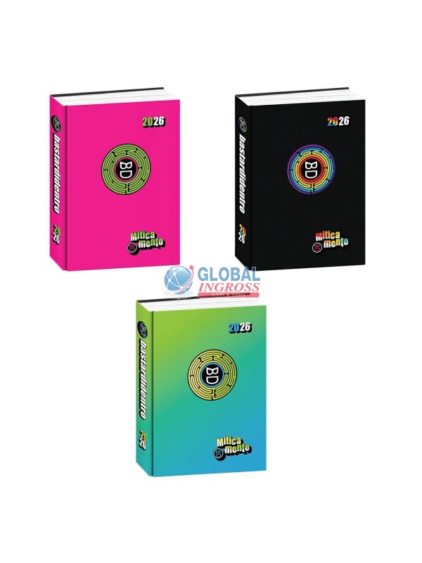DIARIO BD 2026 PKT COLOR MITICAMENTE BASTARDI DENTRO
