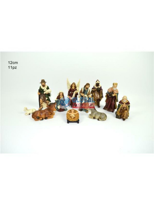 NATIVITA' 12cm 11pz