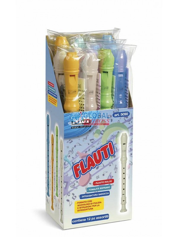 FLAUTO MUSICALE TRASPARENTE