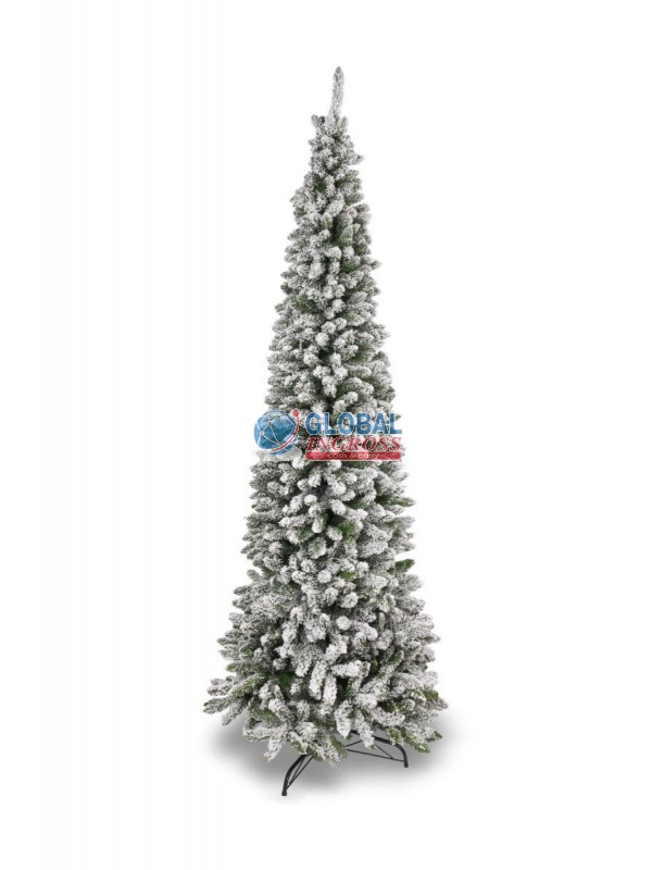 ALBERO SLIM MEGEVE INNEVATO 180cm 555 RAMI PVC D.56