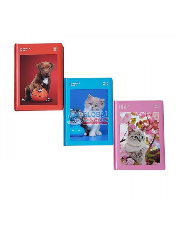 DIARIO SEVEN 2026 ANIMAL SNAPSHOT COLOUR CODE