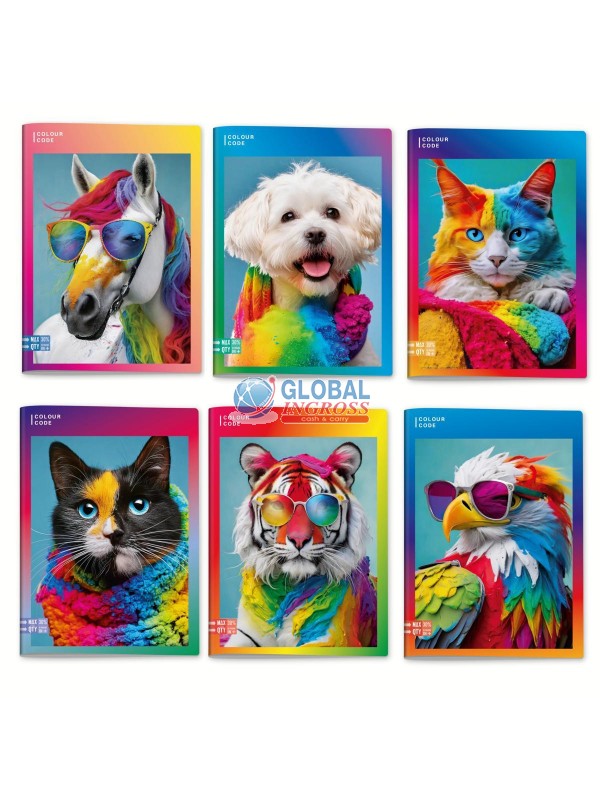 MAXI SEVEN 10mm ANIMAL MULTICOLOR COLOUR CODE