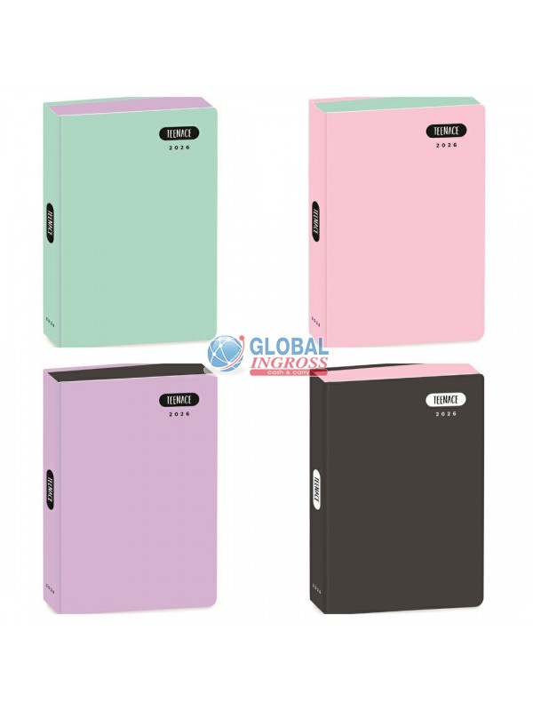 DIARIO TEENACE 2026 STDPASTELLO 12mesi