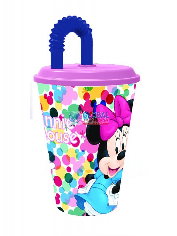 BICCHIERE C/CANNUCCIA MINNIE.