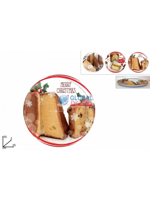 PIATTO PANETTONE 35cm MELAMINA