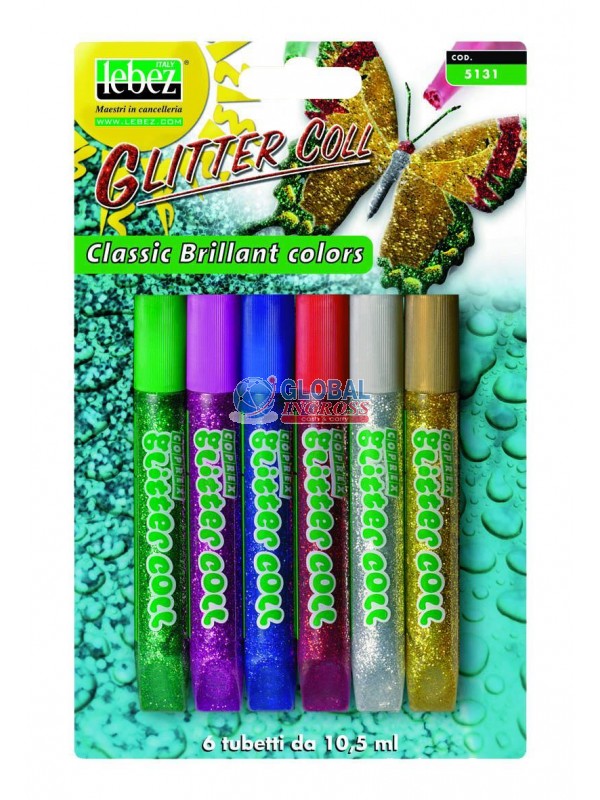GLITTER COLL COL.ASS. 6x10,5ml
