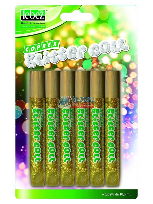 GLITTER COLL ORO 6x10,5ml