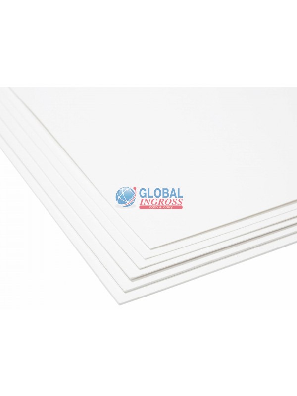 CARTONCINO F4 50x70 RUVIDO BIANCO 200gr
