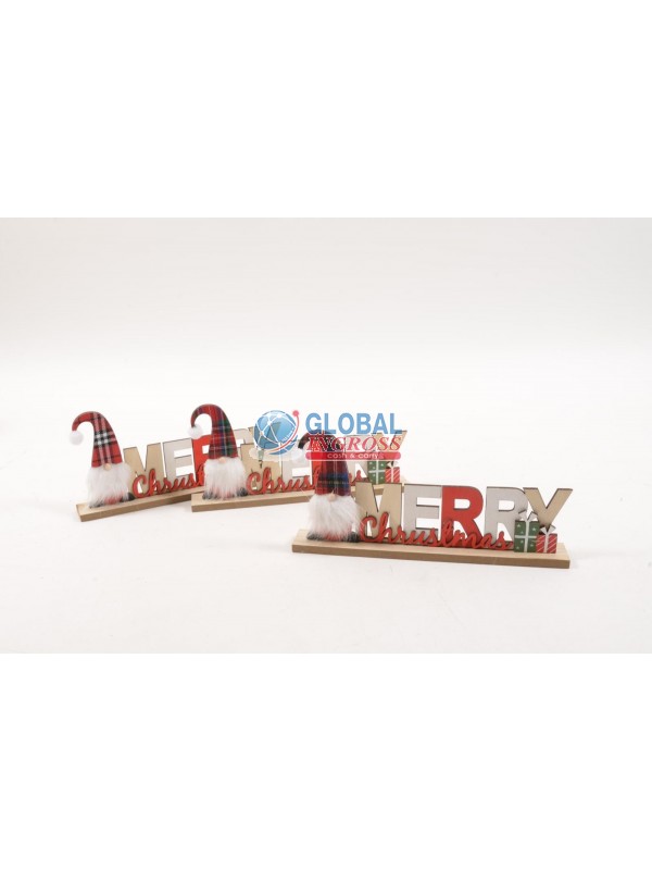 SCRITTA DECORAZIONE LEGNO 28cm