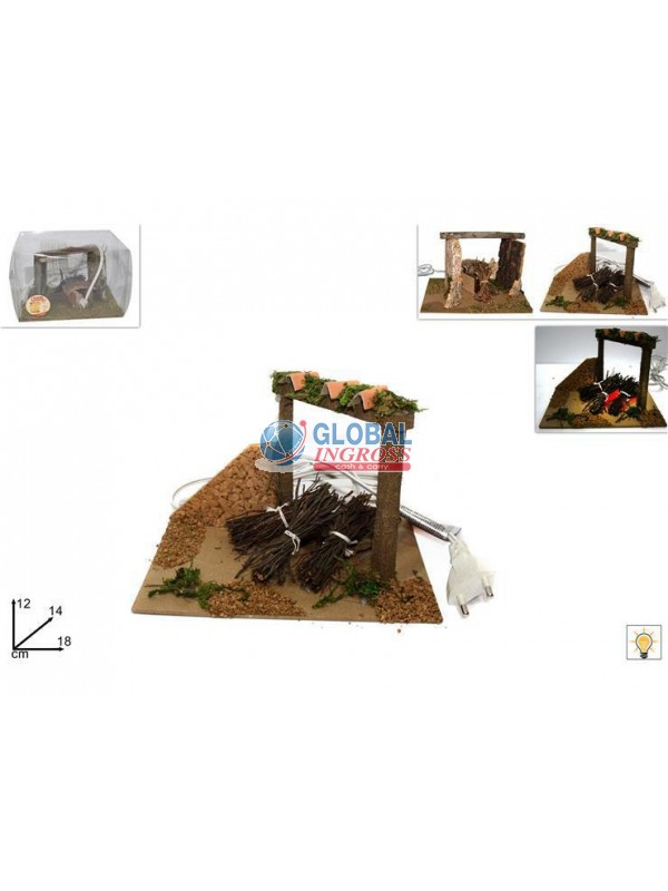 FOCOLARI PRESEPE c/ luce