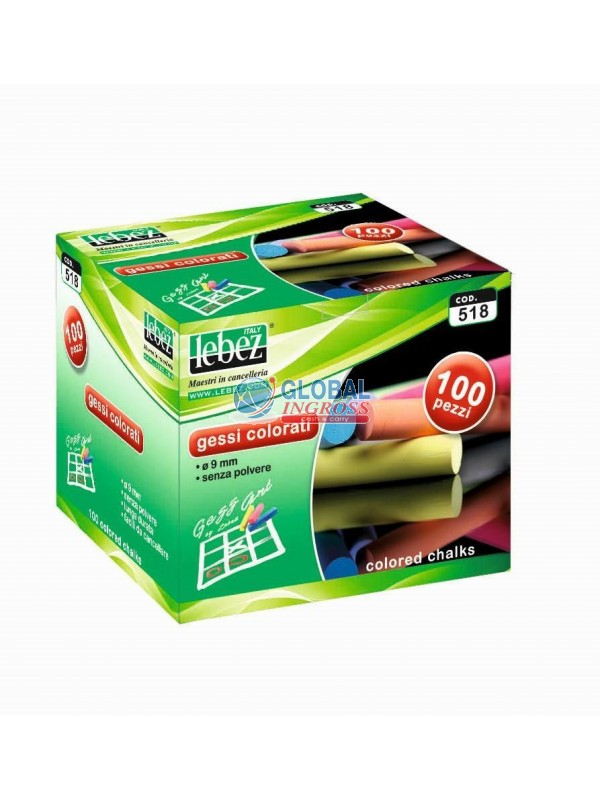 GESSI COLORATI 100 PEZZI