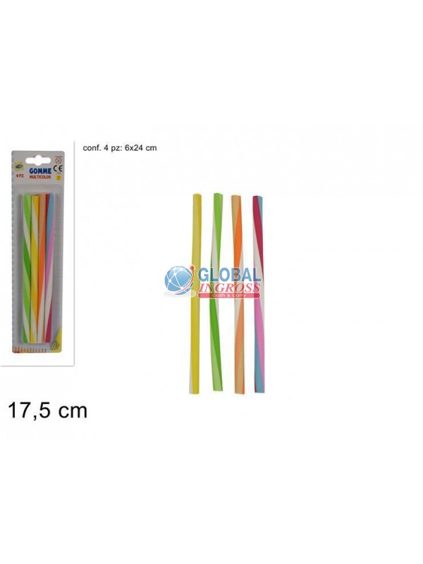 GOMME MULTICOLOR 4pz