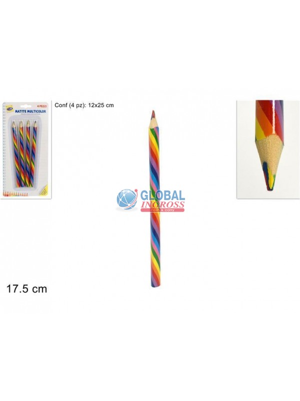 MATITE 4pz MULTICOLOR