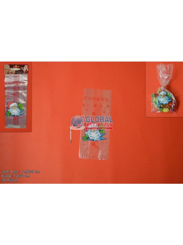BUSTE C/LACCETTI 12x30 4pz NATALE