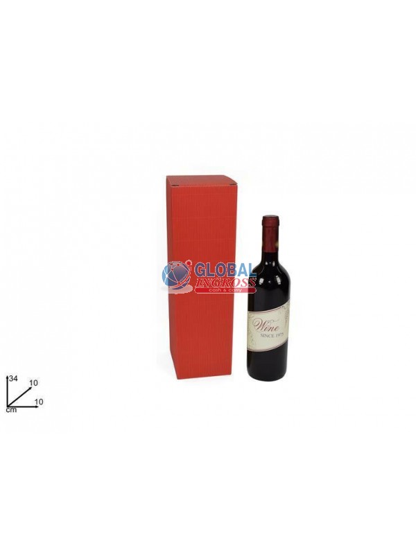 BOX P/BOTTIGLIA ONDA ROSSO