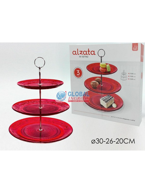 ALZATINA ROSSA 3 LIVELLI