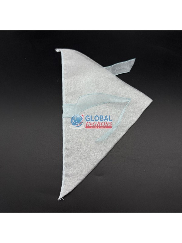 SACCHETTI CONICO AZZURRO ORGANZA