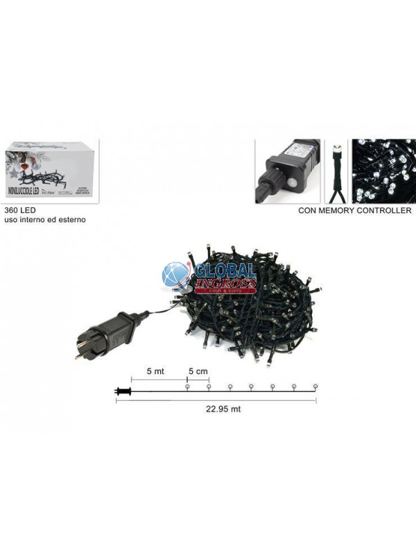 MINILED ESTERNO 360 BIANCO FREDDO