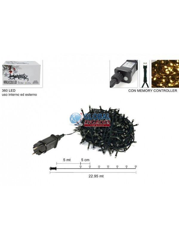 MINILED ESTERNO 360 BIANCO CALDO