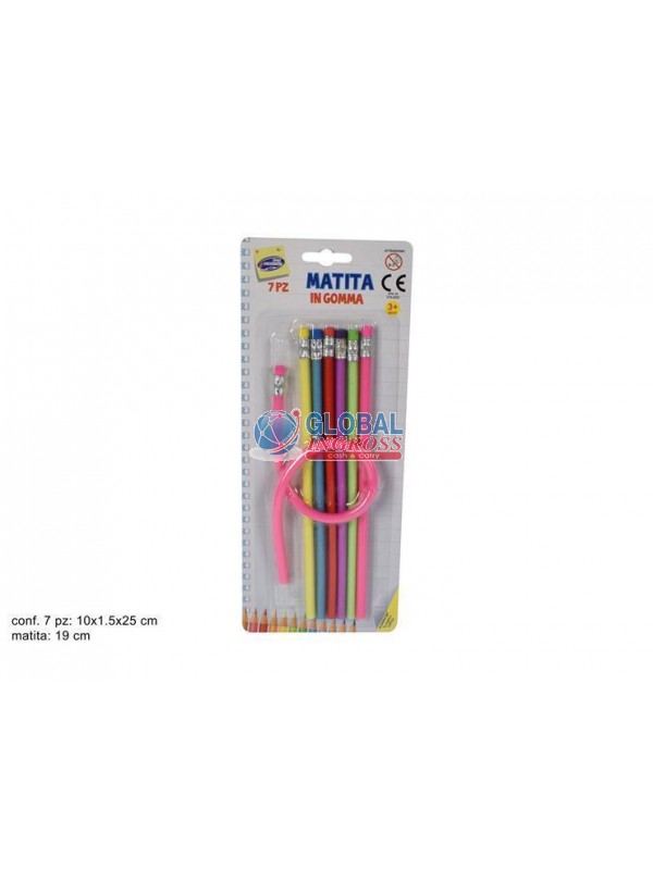 MATITE GOMMA 7pz