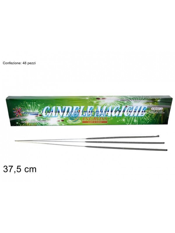 CANDELA MAGICA 37,5cm 48pz
