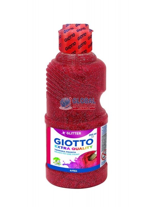 TEMPERA GLITTER 250 ROSSO