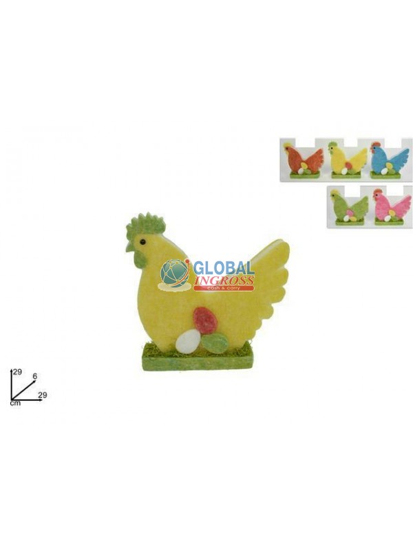 GALLINA C/UOVA FELTRO