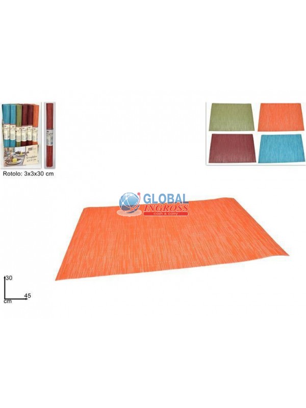 TOVAGLIETTA PVC 45x30 COL.ASS.