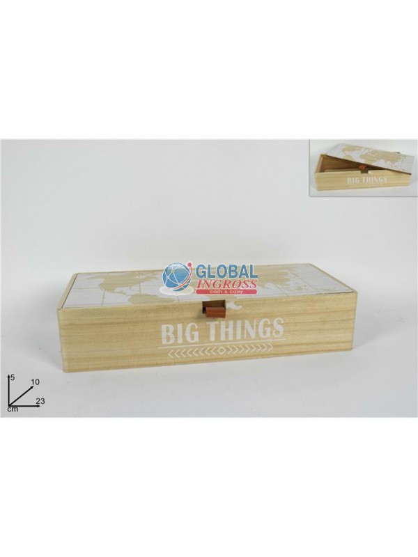 BOX P/OGGETTI LEGNO MONDO