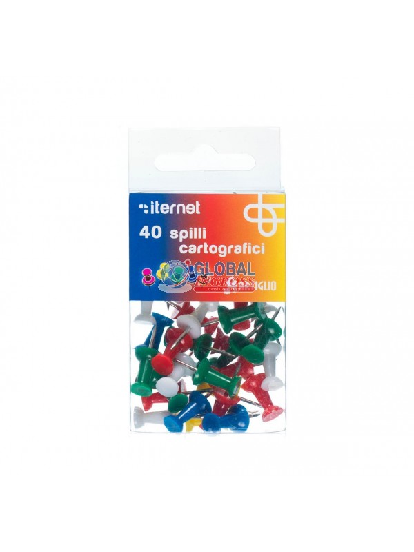 SPILLI CARTOGRAFICI 40pz