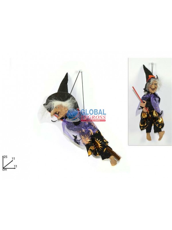 BEFANA 25cm C/VESTITO DECORO
