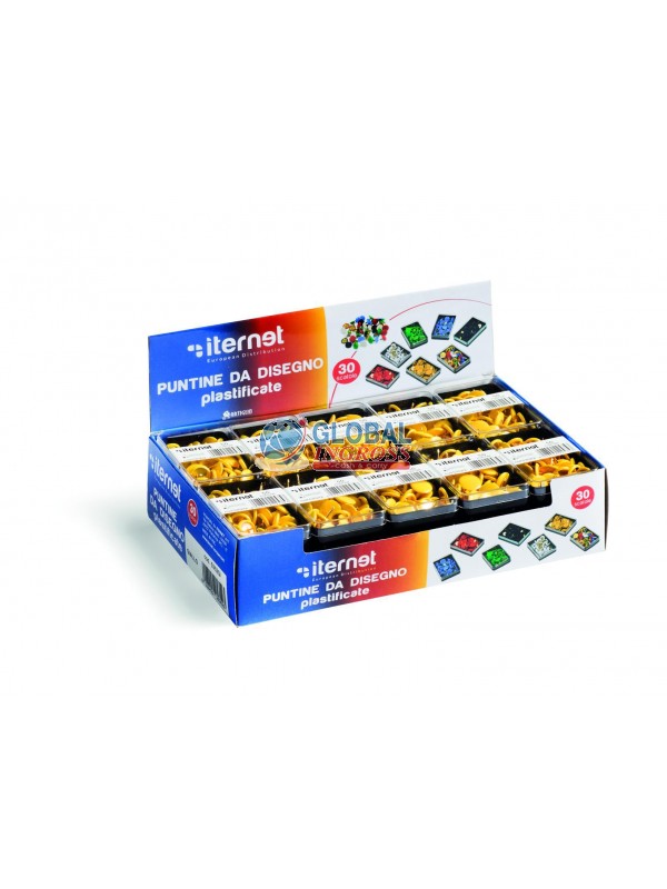 PUNTINE GIALLE IN BOX 50pz