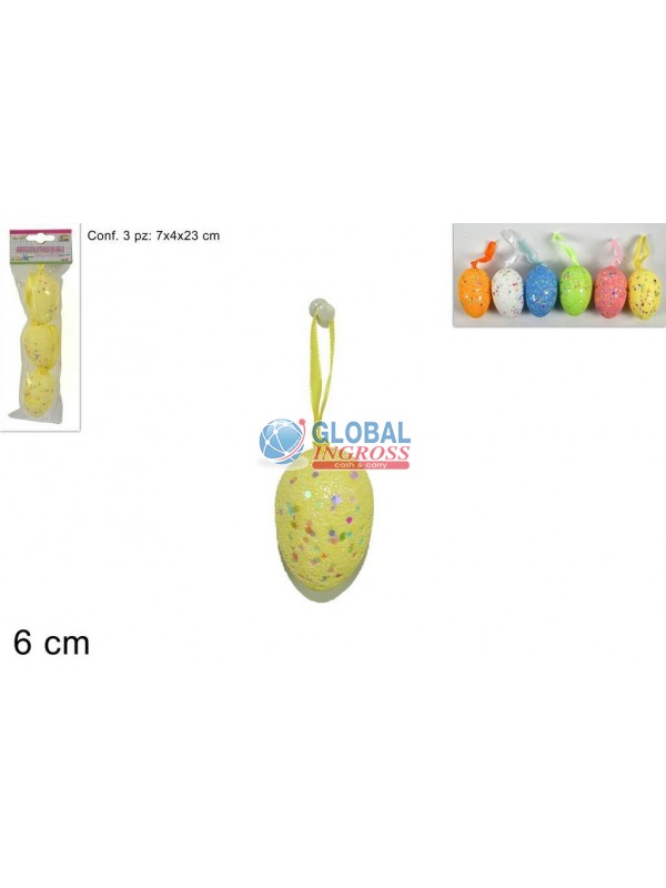 APPENDINO UOVA 3pz 6cm