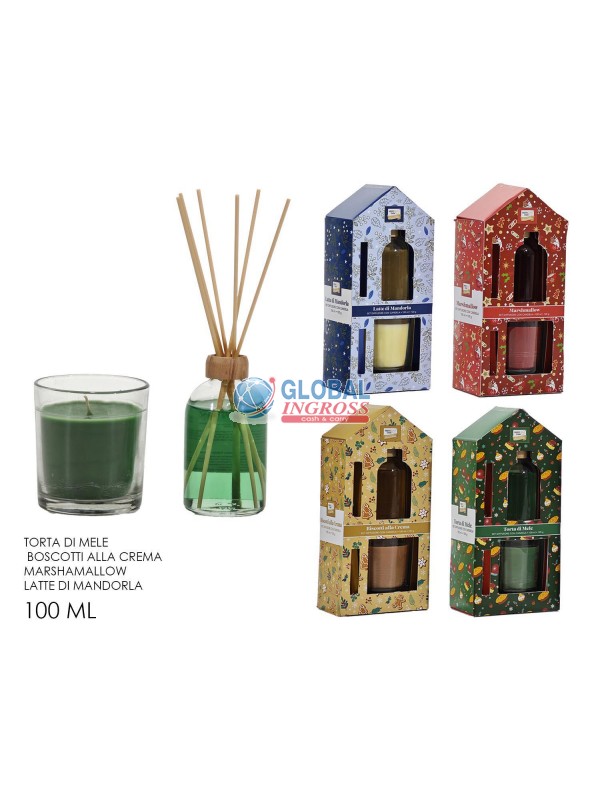 DIFFUSORE C/CANDELA NATALE ASS.