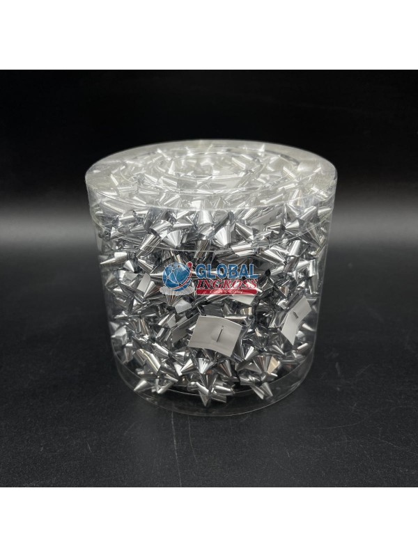 COCCARDA 5mm METAL ARGENTO