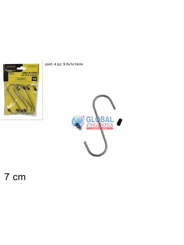 GANCI FERRO PICCOLI 4pz