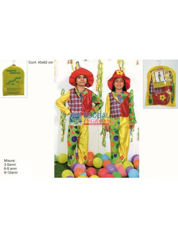 COSTUME CLOWN BIMBI TG.ASS.