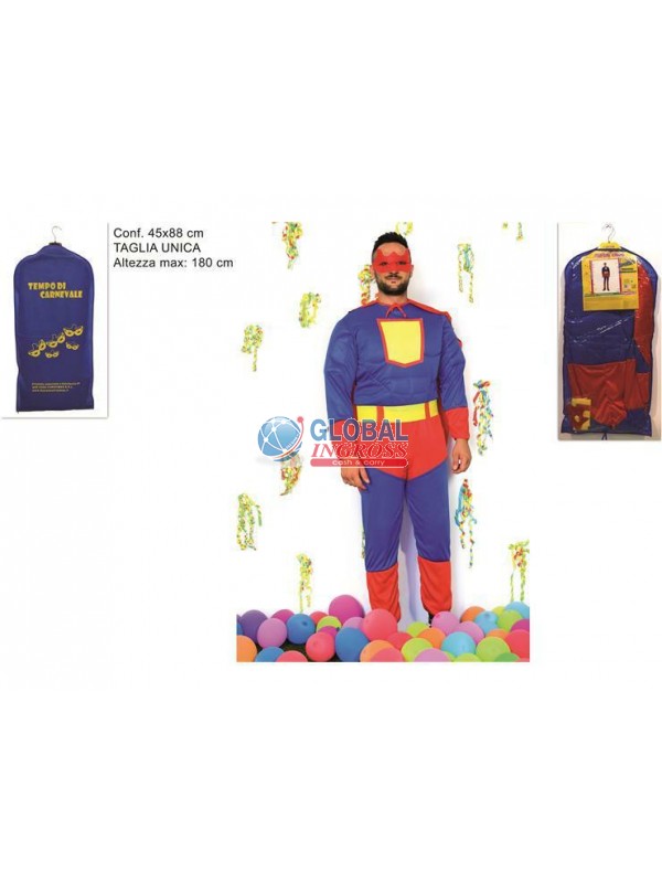 COSTUME ADULTO SUPER EROE