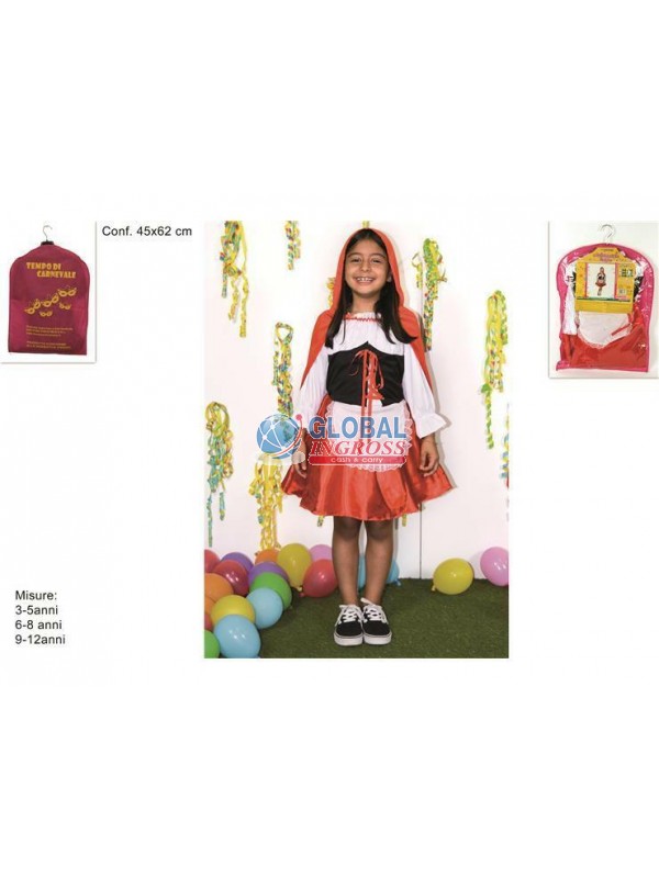 COSTUME CAPPUCCETTO ROSSO