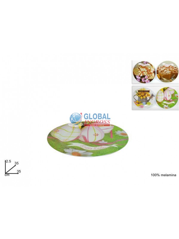 PIATTO MELAMINA PASQUA 35cm
