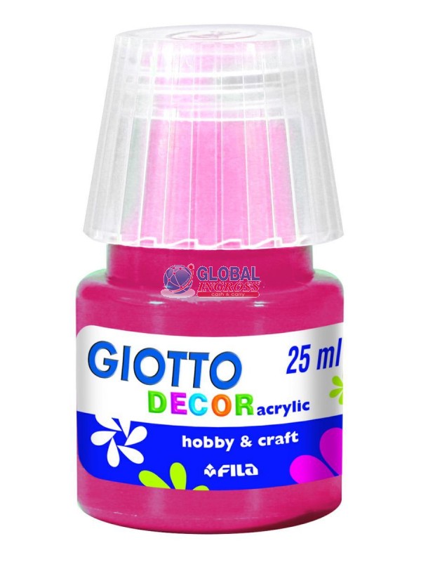 DECOR ACRYLIC 25ml ROSSO CARMINIO