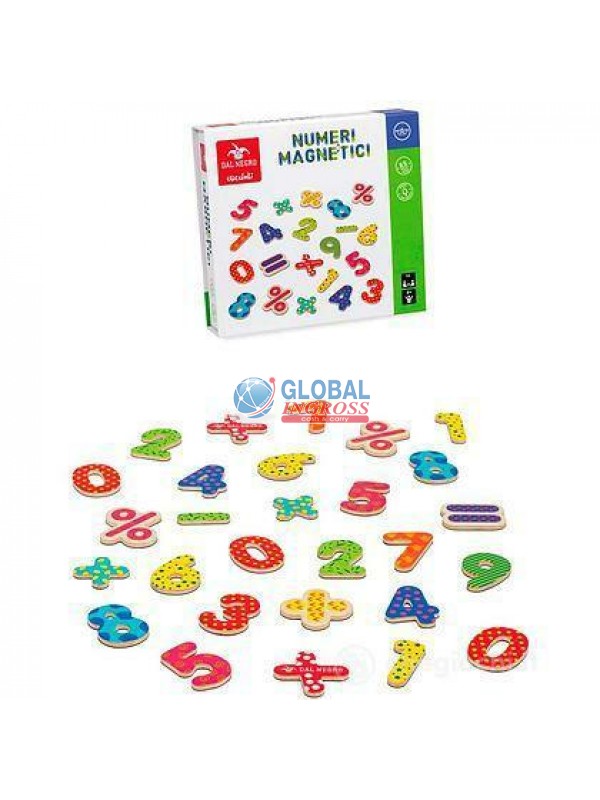 NUMERI LEGNO MAGNETICI