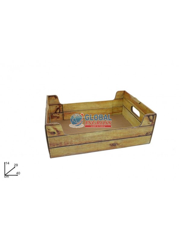 CASSETTA CARTONE NATURALE 40x29x14