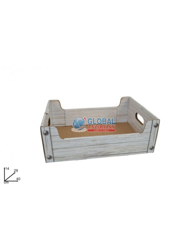 CASSETTA CARTONE BIANCO40x29x14