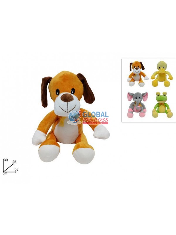 PELUCHE ELEFANTE CANE RANA 30cm