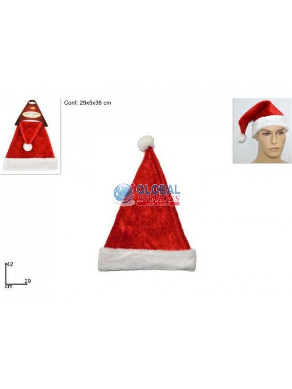 CAPPELLO BABBO NATALE VELLUTO
