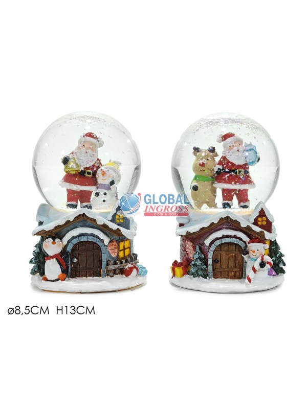AMPOLLA NEVE C/LUCE 13cm