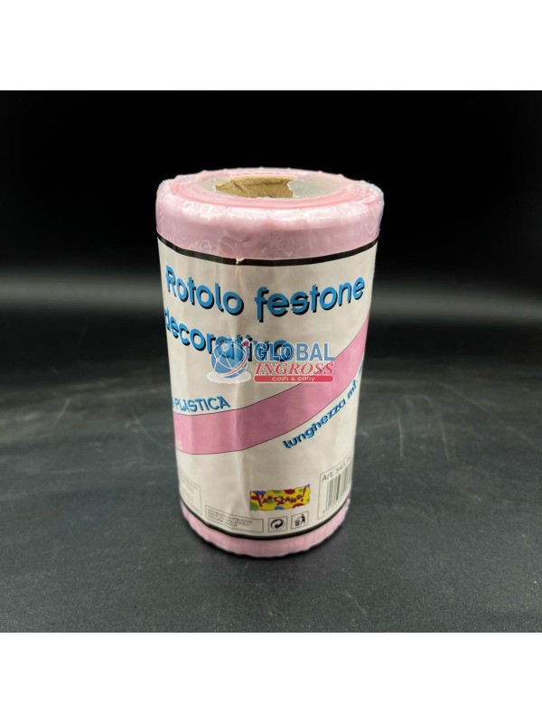 ROTOLO FESTONE ROSA MT.50